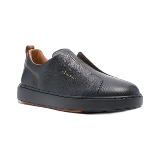Slip-On Leather Sneakers
