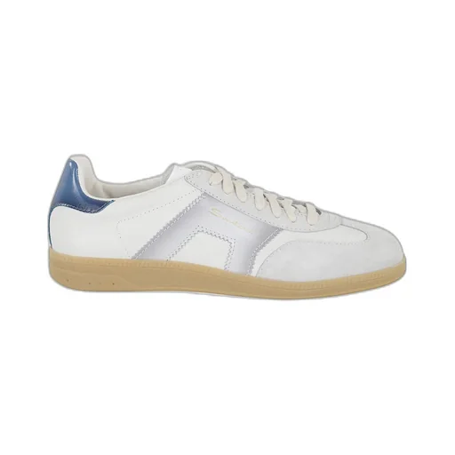 Colourblock Panelled Lace-Up Sneakers