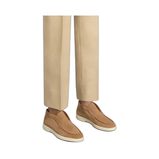 Round-Toe Slip-On Loafers