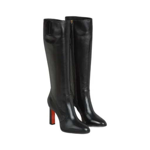 100Mm Leather Boots