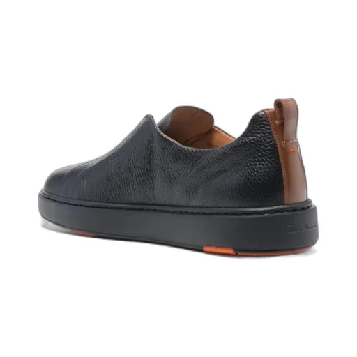 Slip-On Leather Sneakers