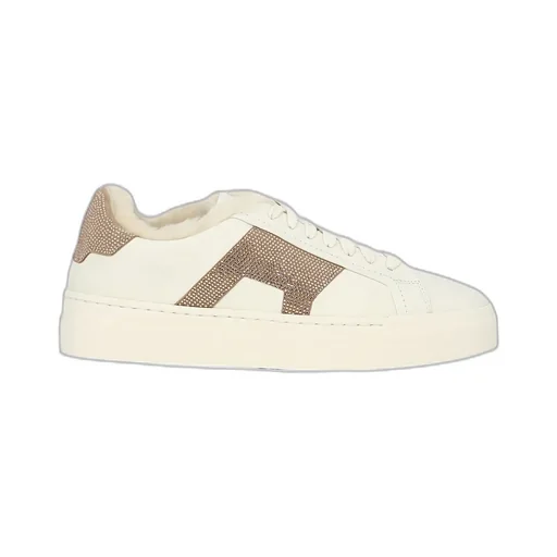Double Buckle Embellished Sneakers
