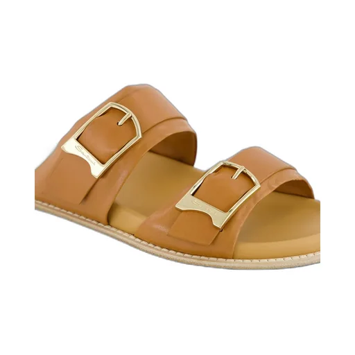 Double-Buckle Sandals