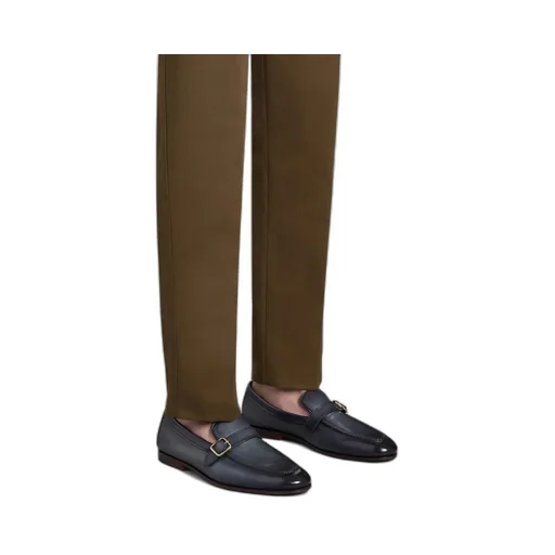 Single-Buckle Loafers
