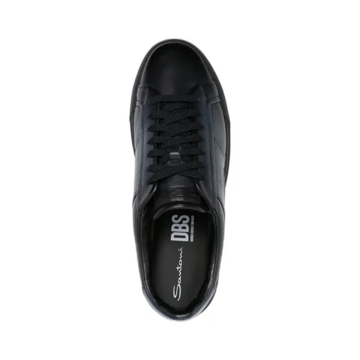 Logo Debossed Almond Toe Sneakers