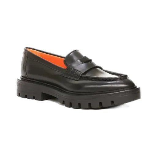 Round-Toe Slip-On Loafers
