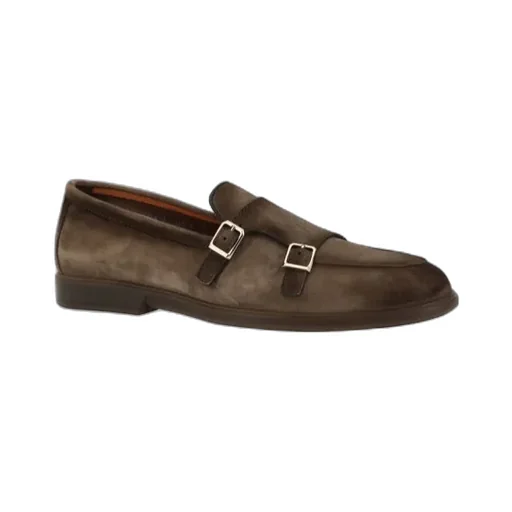 Buckle-Strap Monk Shoes