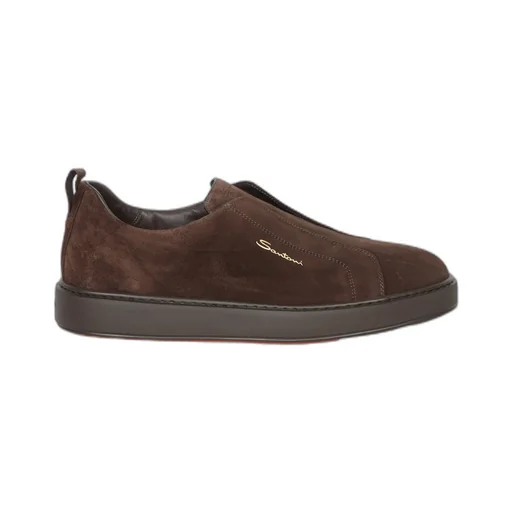 Logo Printed Slip-On Sneakers