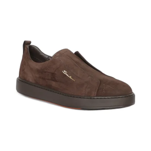 Logo Printed Slip-On Sneakers