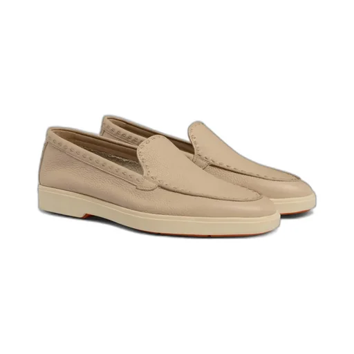 Tumbled Leather Loafer