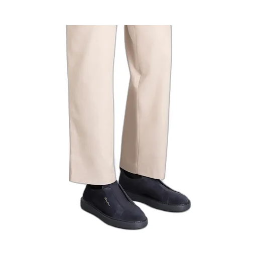 Round-Toe Slip-On Sneakers