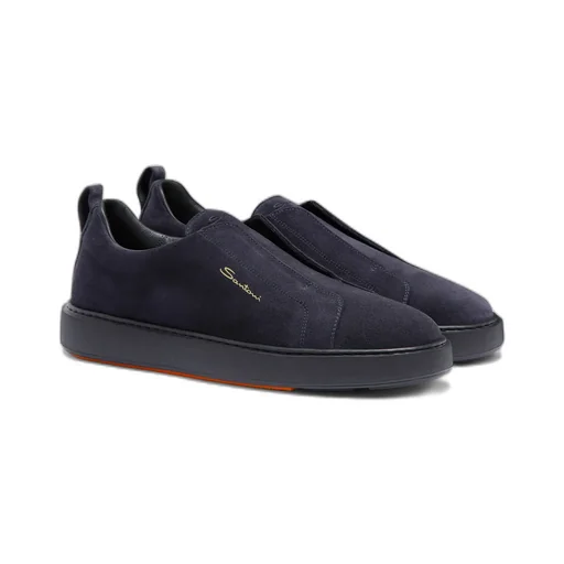 Round-Toe Slip-On Sneakers
