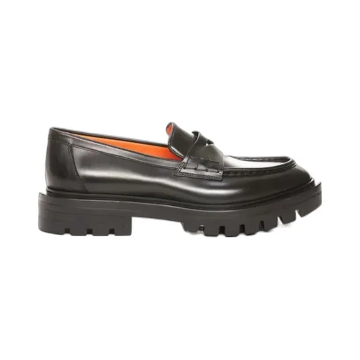 Round-Toe Slip-On Loafers
