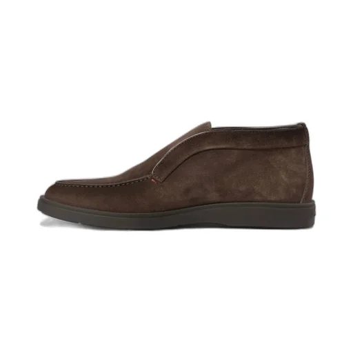 Desert Round-Toe Slip-On Boots