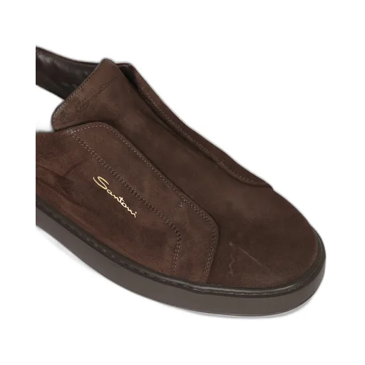 Logo Printed Slip-On Sneakers