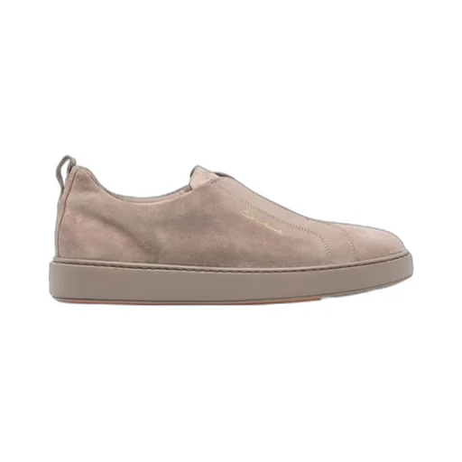 Logo Printed Slip-On Sneakers