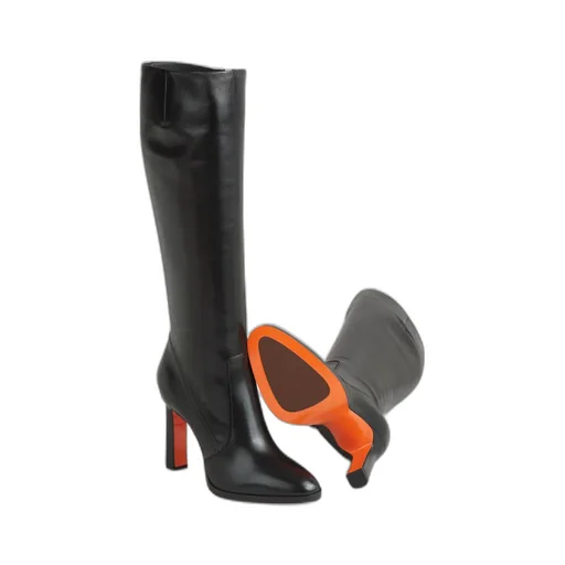 100Mm Leather Boots
