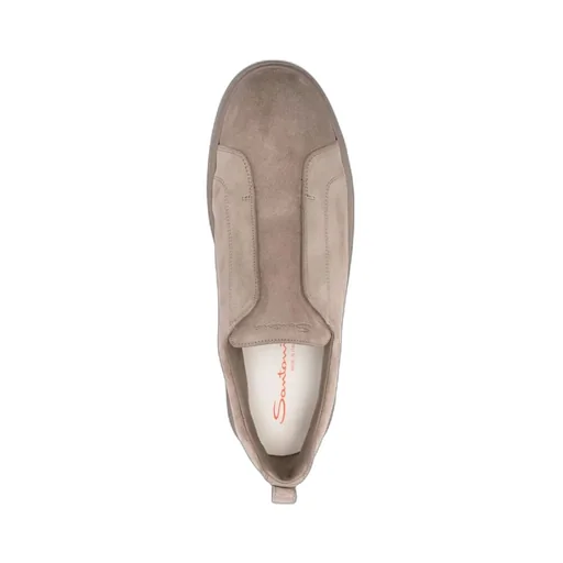 Logo Printed Slip-On Sneakers