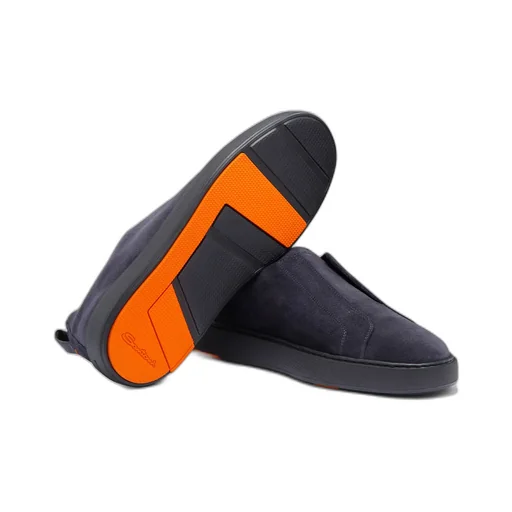 Round-Toe Slip-On Sneakers