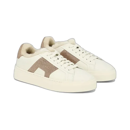 Double Buckle Embellished Sneakers