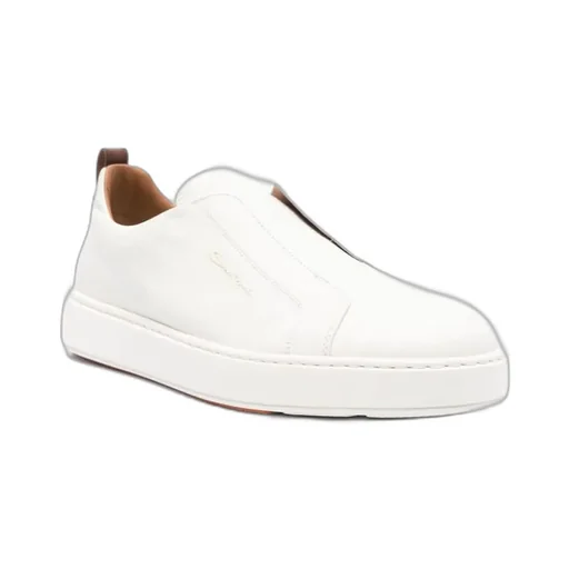 Logo-Printed Almond Toe Sneakers