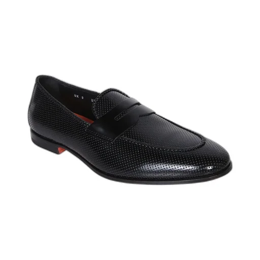 Round-Toe Slip-On Loafers