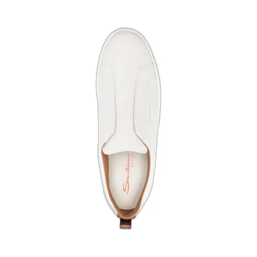 Logo-Printed Almond Toe Sneakers