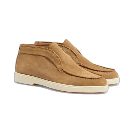 Round-Toe Slip-On Loafers