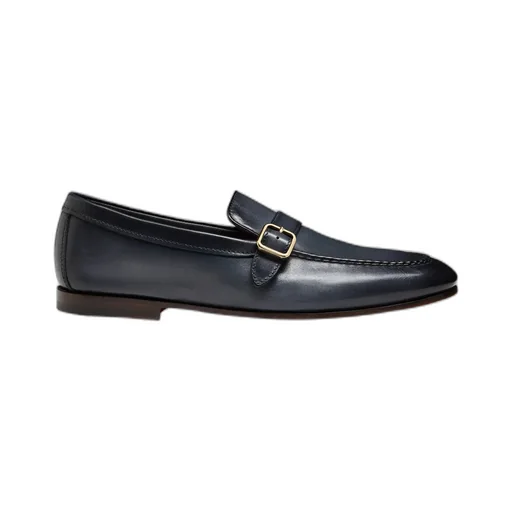 Single-Buckle Loafers