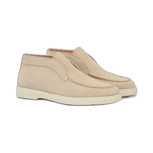 Round-Toe Slip-On Loafers