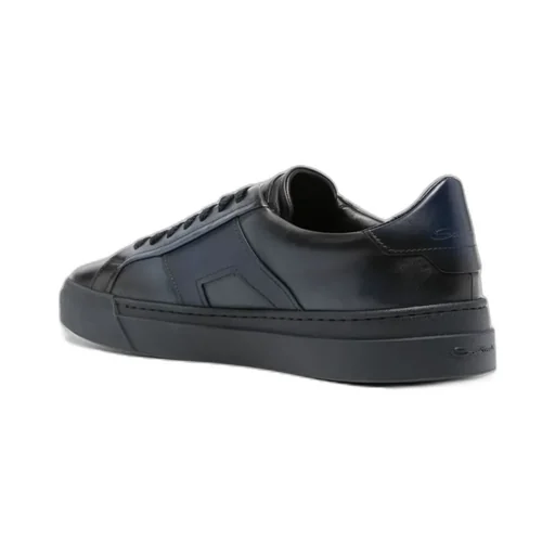Logo Debossed Almond Toe Sneakers