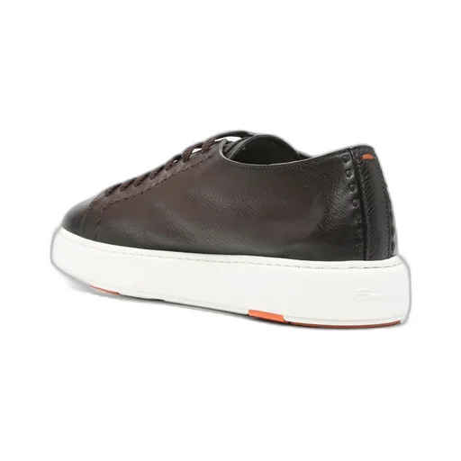 Round-Toe Lace-Up Sneakers