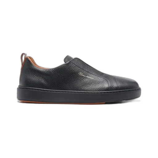 Slip-On Leather Sneakers