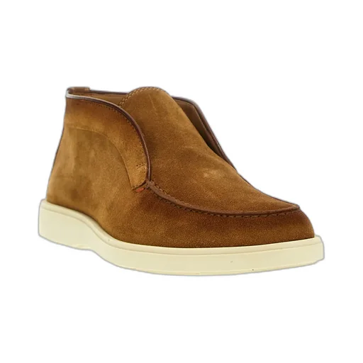 Desert Round-Toe Slip-On Boots