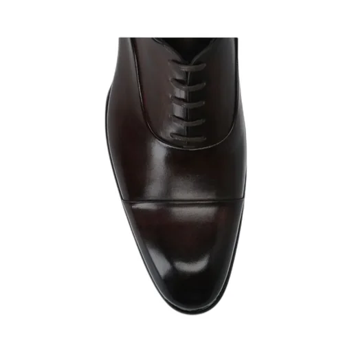 Round Toe Slip-On Oxford Shoes