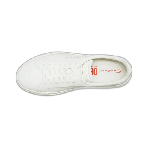 Double Buckle Lace-Up Sneakers