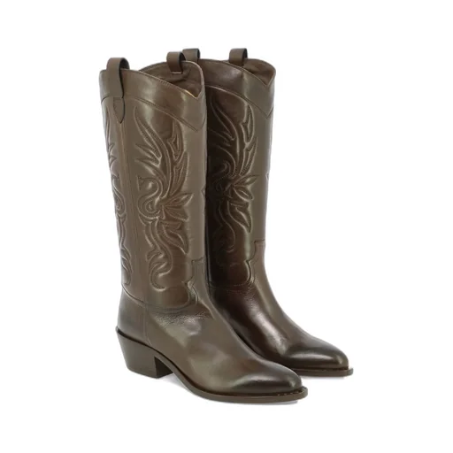 Thick-Heeled Boots