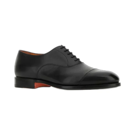 Round Toe Lace-Up Shoes