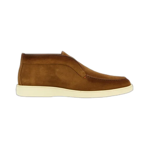 Desert Round-Toe Slip-On Boots