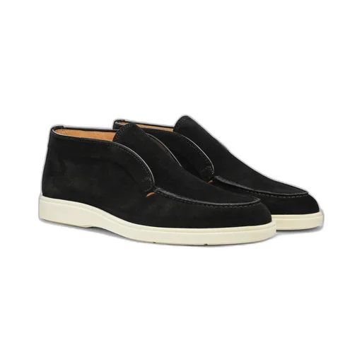 Desert Round Toe Slip-On Boots