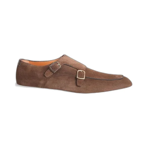 Double Buckle Slip-On Loafers