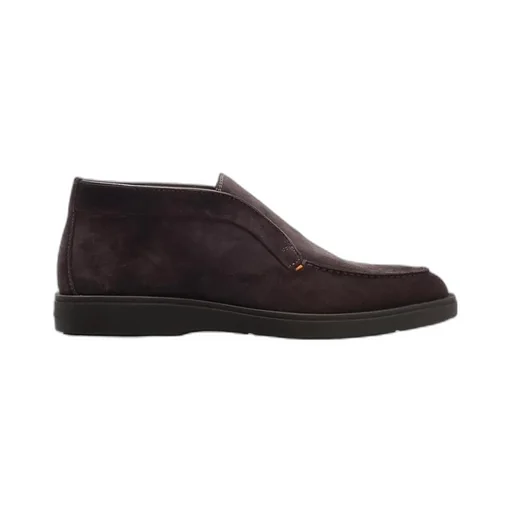 Desert Round-Toe Slip-On Boots