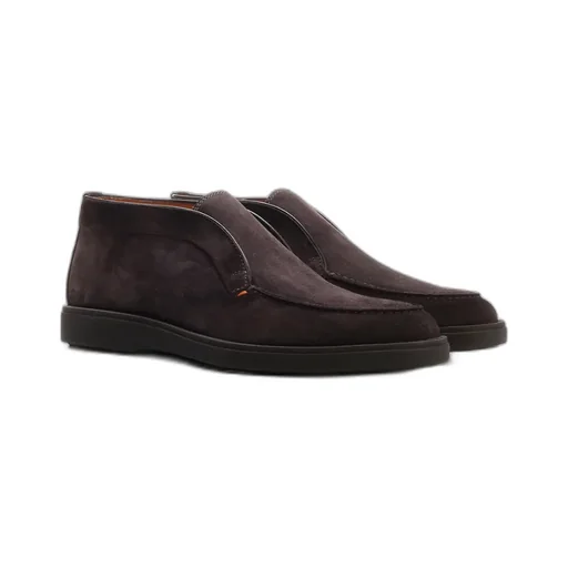 Desert Round-Toe Slip-On Boots
