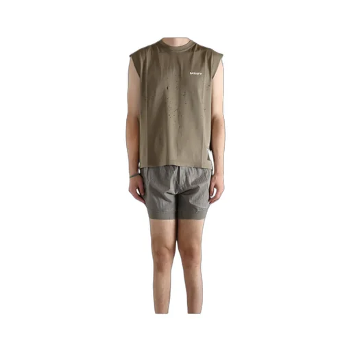 Mothtech™ Distressed Sleeveless Vest