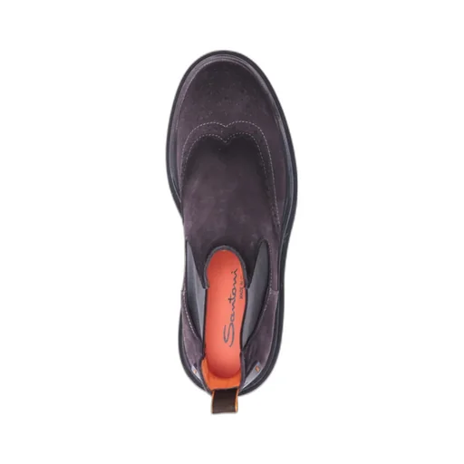 Round Toe Slip-On Ankle Boots