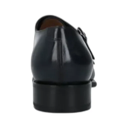 Buckle Detailed Slip-On Monk Shoes