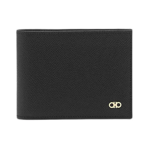 Gancini Bi-Fold Leather Wallet