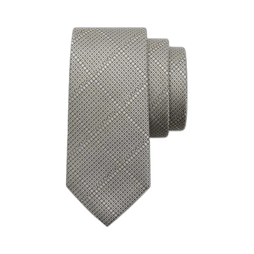Logo Embroidered Tie