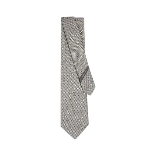 Logo Embroidered Tie
