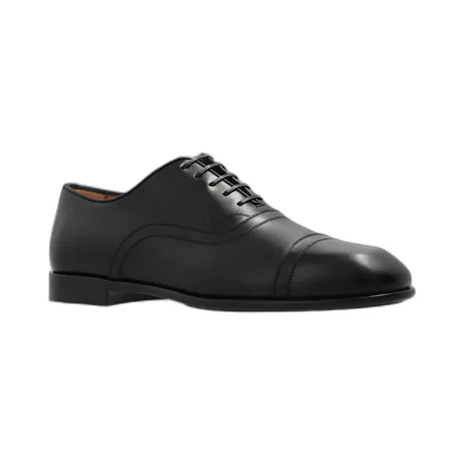 Round Head Lacing Business Dress Shoes